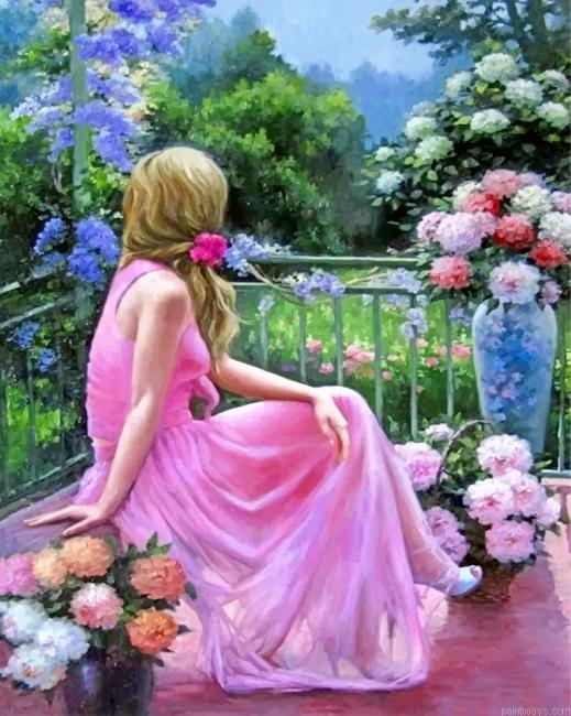 Girl In Garden Painting By Numbers.png