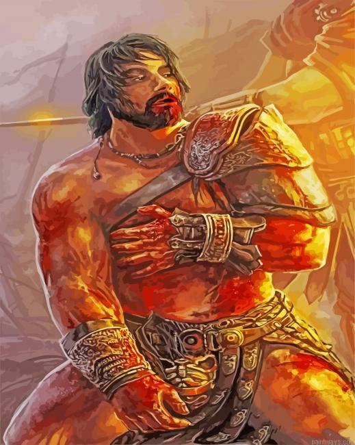 Gladiator Bleeding Painting By Numberss.png