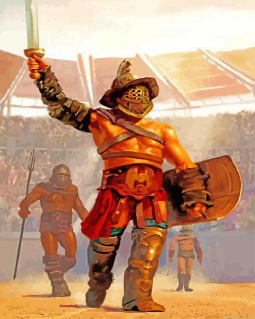 Gladiator Man Painting By Numberss.png
