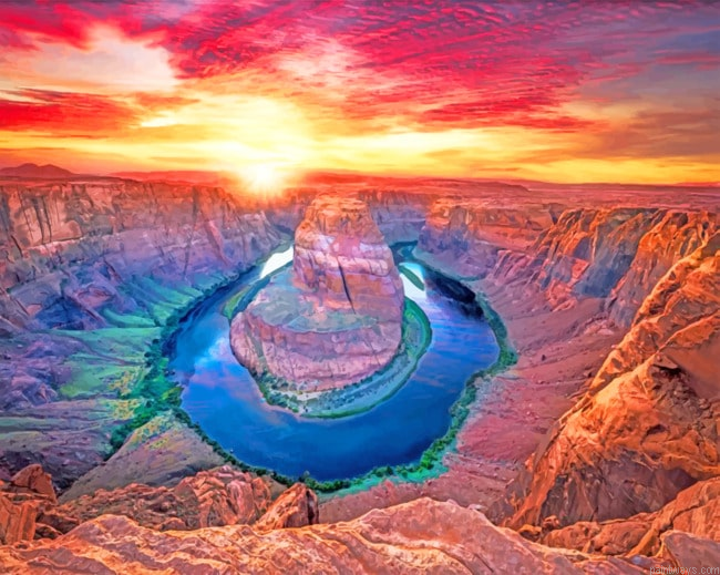 Glen Canyon National Park Landscapes Painting By Numberss.png