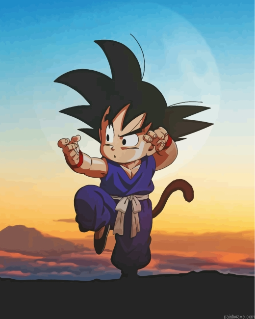 Goku Kid Painting By Numbers.png