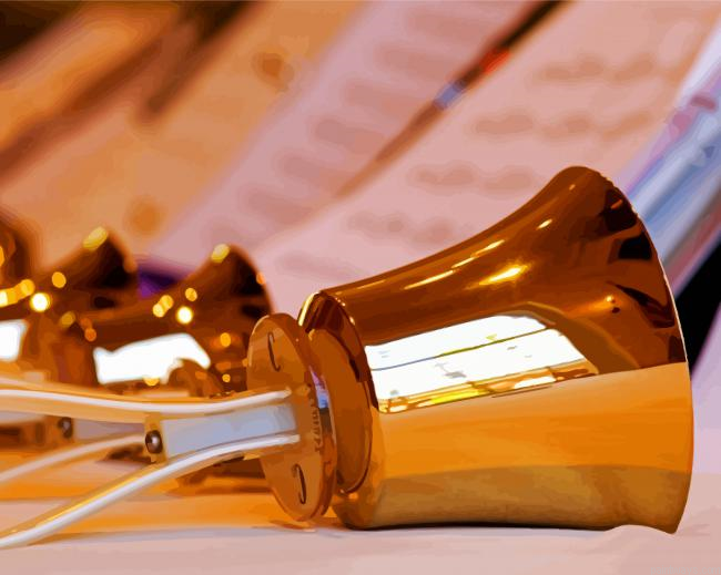 Gold Handbells Painting By Numberss.png