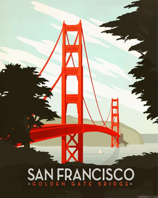 Golden Gate Bridge Painting By Numbers.png