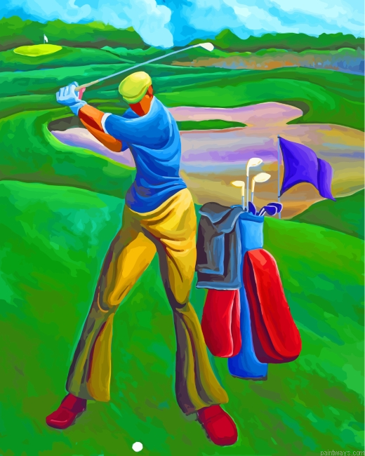 Golf Scene Painting By Numbers.png