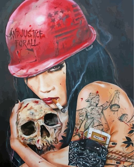 Gothic Bad Girl Painting By Numbers.png
