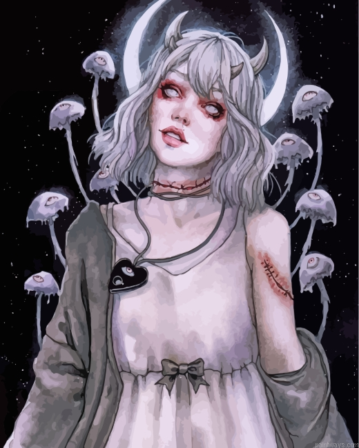 Gothic Girl Painting By Numbers.png