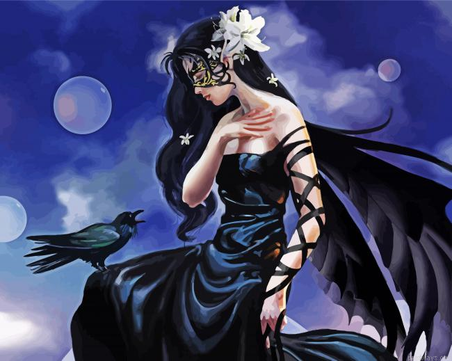 Gothic Witch Painting By Numberss.png