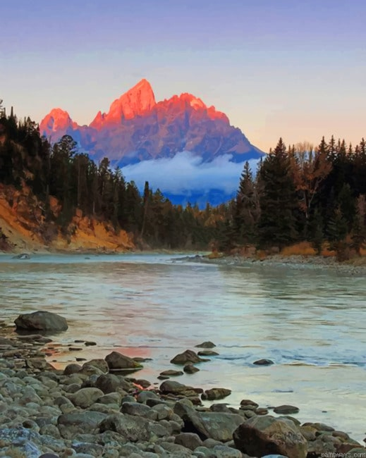Grand Teton National Park Landscapes Painting By Numberss.png