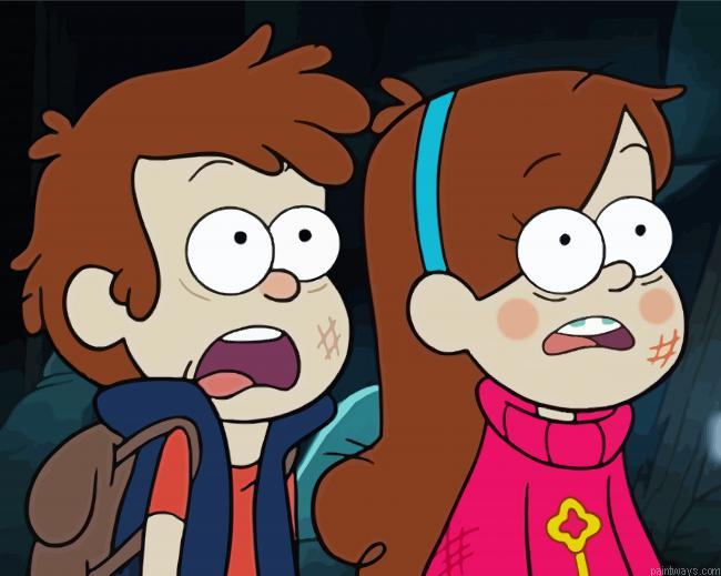 Gravity Falls Animation Painting By Numberss.png