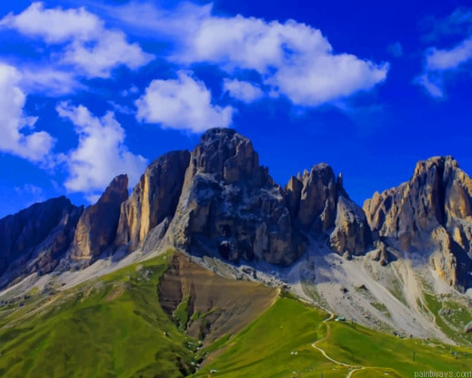 Gray Cliff During Day Time New Painting By Numberss.png
