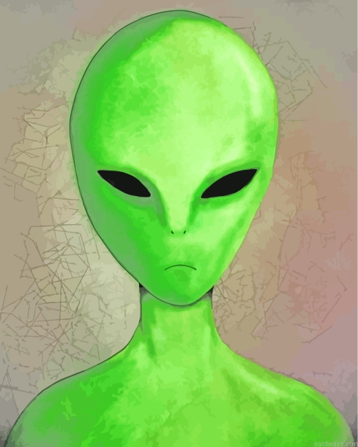 Green Alien Painting By Numberss.png