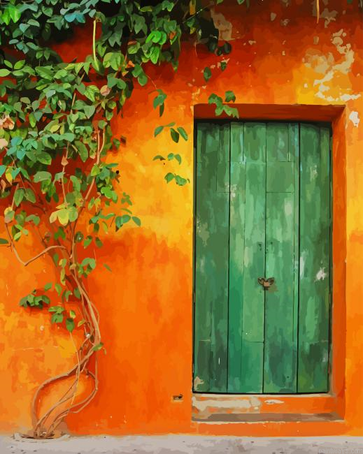 Green Door New Painting By Numberss.png