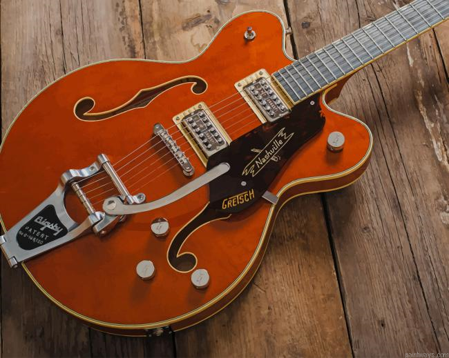 Gretsch Guitar New Painting By Numberss.png