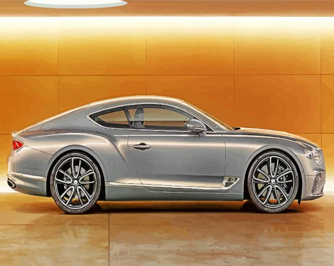 Grey Bentley Car Painting By Numberss.png