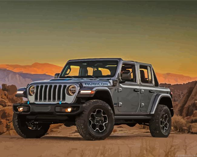Grey Jeep Wrangler Rubicon Painting By Numberss.png