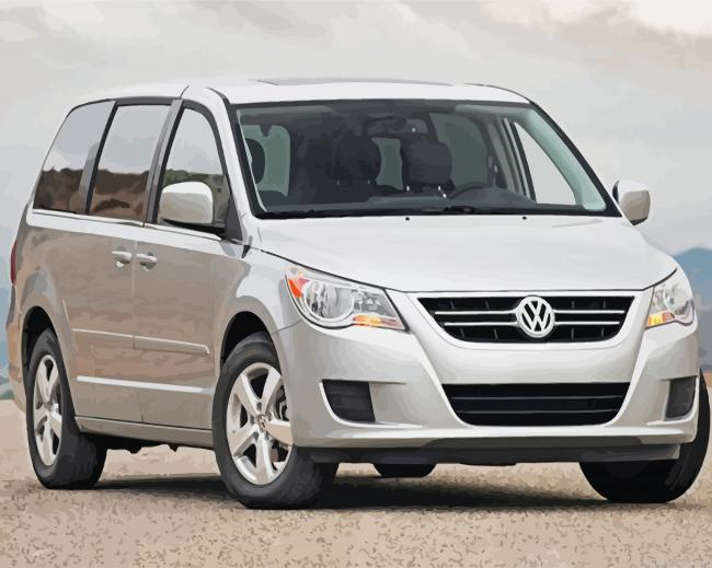 Grey Volkswagen Routan Painting By Numberss.png