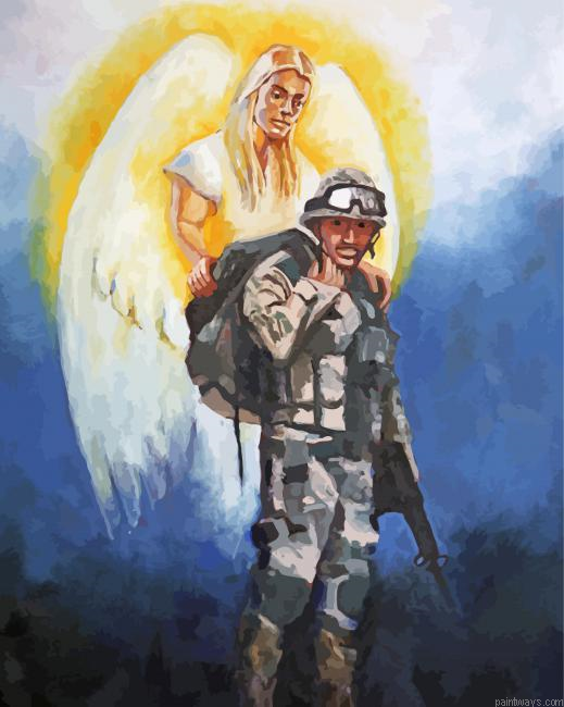 Guardian Angel And Soldier Painting By Numberss.png