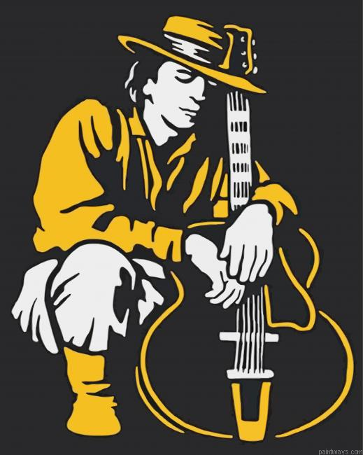 Guitarist Man Illustration Painting By Numberss.png