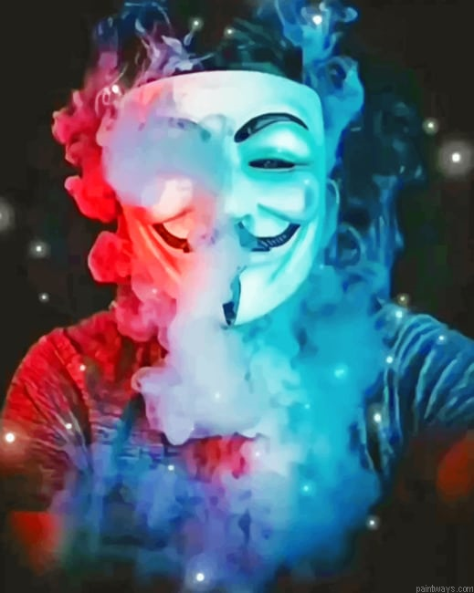 Hacker Mask Painting By Numberss.png