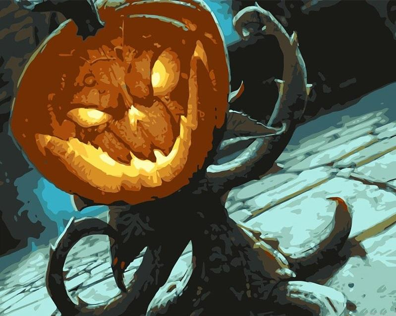 Halloween Abstract Diy Painting By Numberss.png