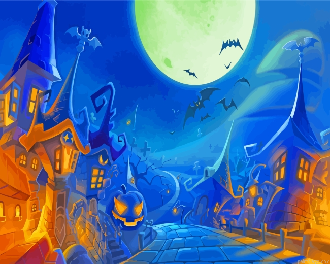 Halloween Bats Painting By Numberss.png