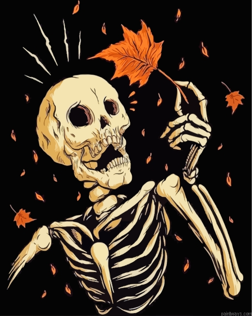 Halloween Skeleton Painting By Numberss.png