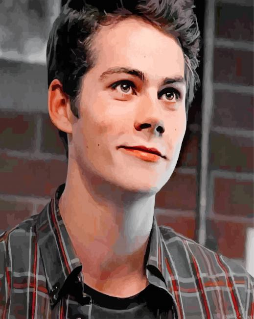 Handsome Dylan O Brien Painting By Numbers.png