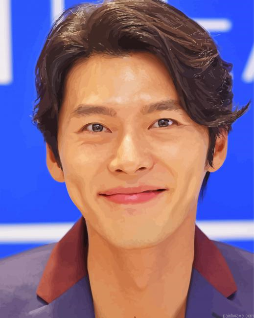 Handsome Hyun Bin Painting By Numberss.png