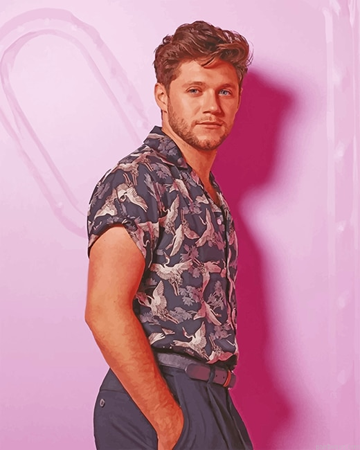 Handsome Niall Horan New Painting By Numberss.png