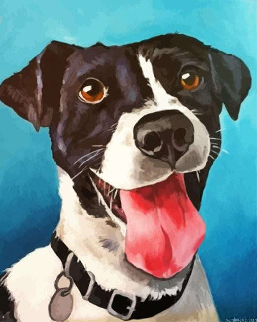 Happy Dog Painting By Numbers.png