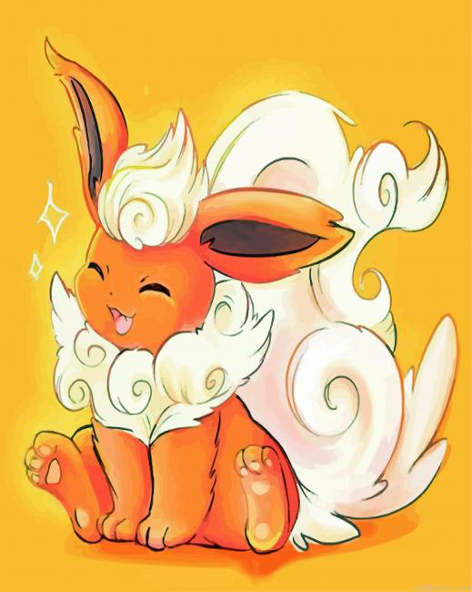 Happy Eevee Painting By Numberss.png