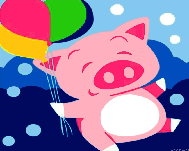 Happy Pig Painting By Numbers.png