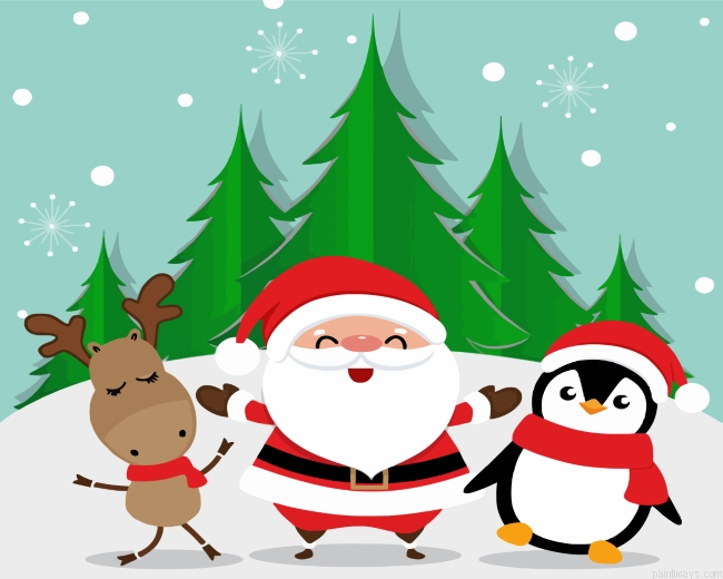 Happy Santa Painting By Numbers.png