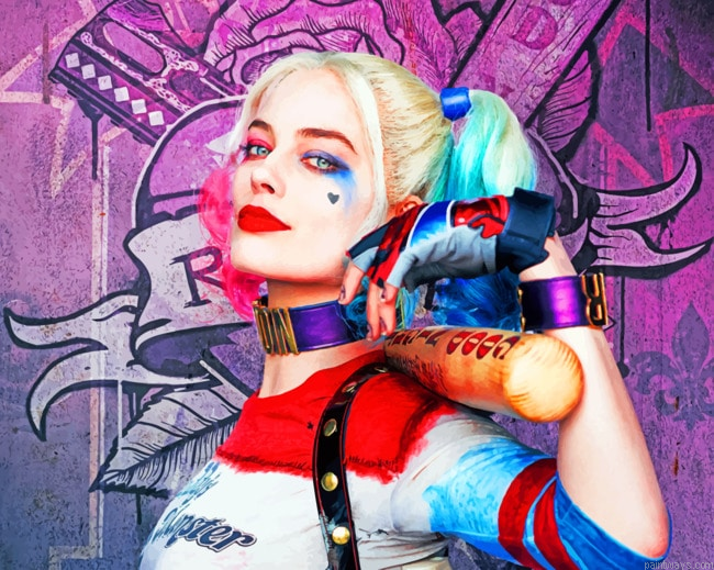 Harley Quinn Actresses Painting By Numberss.png