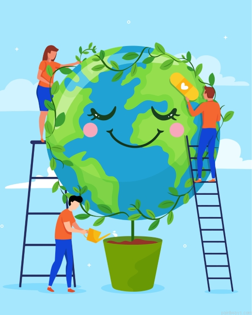 Healthy World Painting By Numberss.png