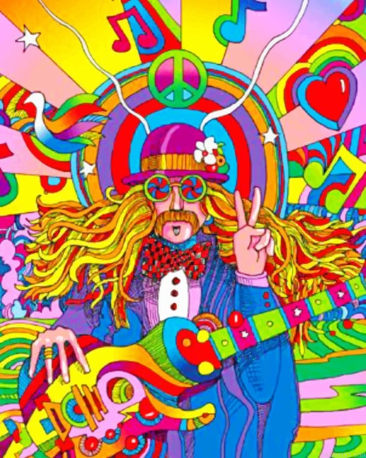 Hippie Psychedelic Art Painting By Numberss.png
