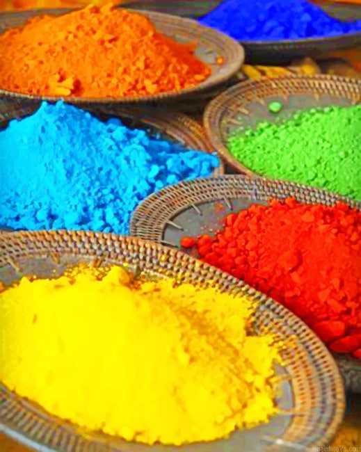 Holi Color Powder Festivals Painting By Numberss.png