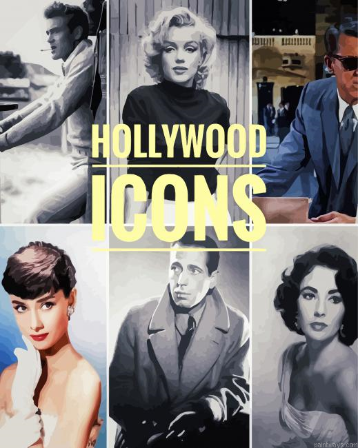 Hollywood Icons Painting By Numberss.png