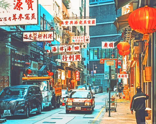 Hong Kong Street Photography New Painting By Numberss.png