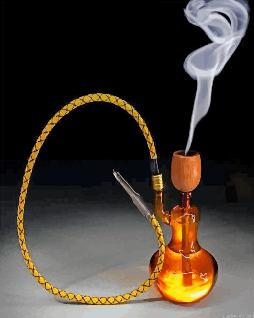 Hookah Pipe Painting By Numberss.png