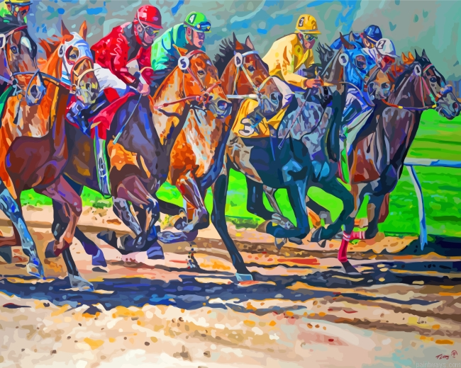 Horses Racing Painting By Numbers.png
