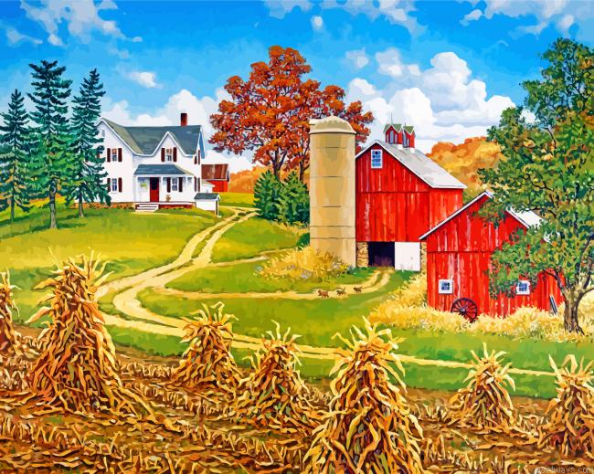 House And Barn Painting By Numbers.png