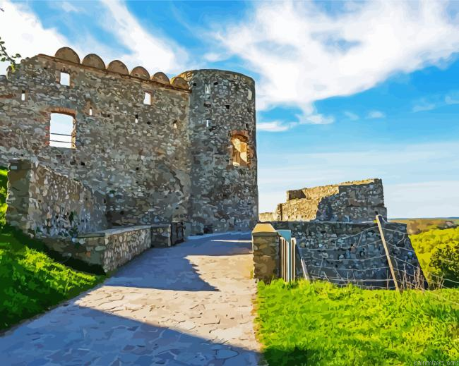 Hrad Devin Castle Painting By Numberss.png