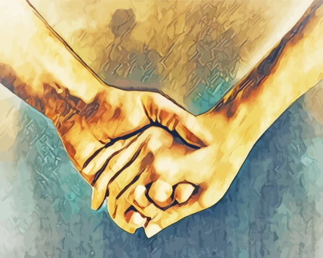 Hugging Hands Art Painting By Numberss.png