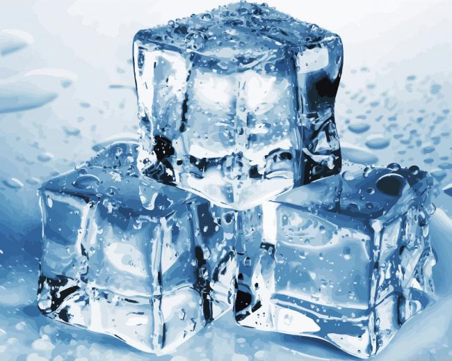 Ice Squares Cubes Painting By Numberss.png