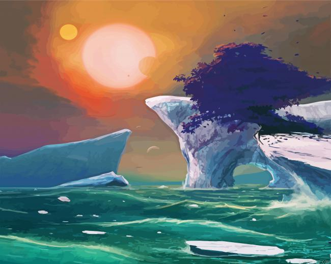 Iceberg Tree Painting By Numberss.png