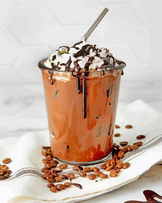 Iced Mocha Coffee Painting By Numberss.png