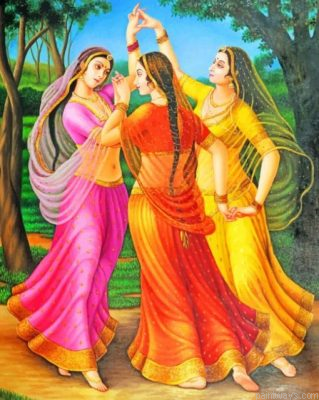 Indian Ladies Painting By Numbers.png