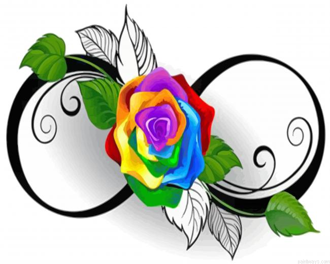 Infinity Flower Painting By Numberss.png