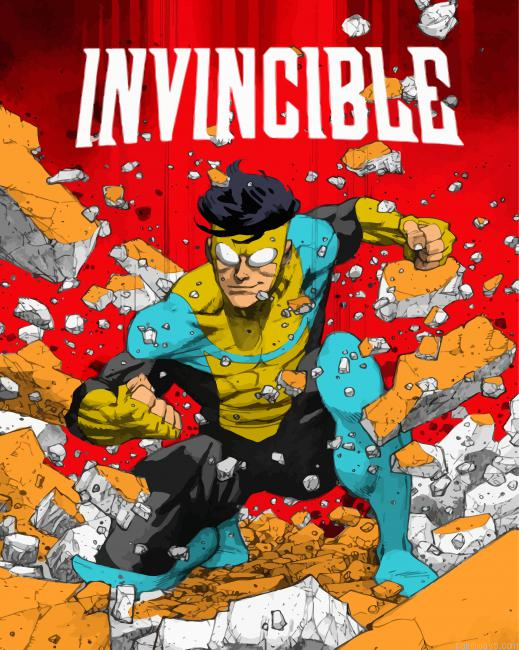 Invincible Animations Poster Painting By Numberss.png